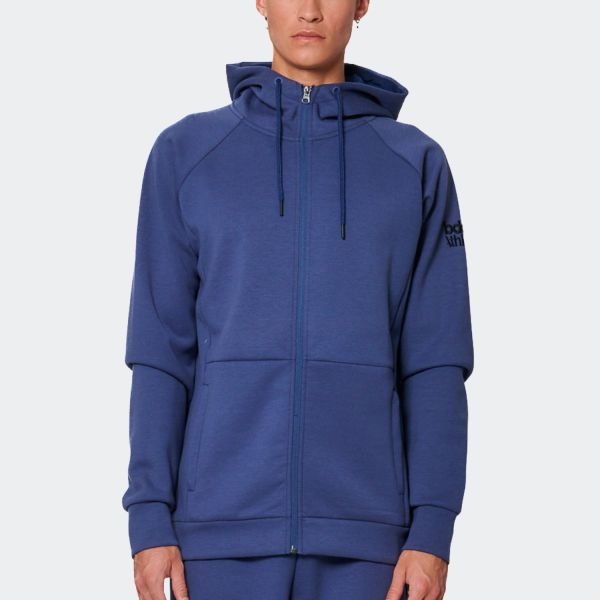 Body Action Sport Gym Tech Zip Men's Hoodie 073521-01-OceanaBlue