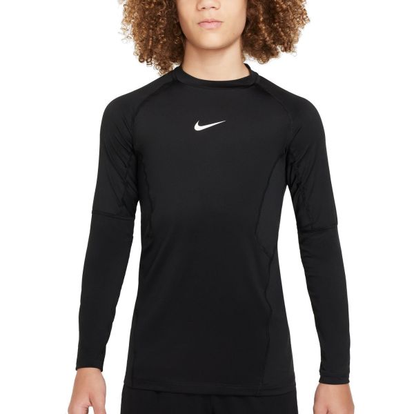 Nike Pro Big Kids' Dri-FIT Long-Sleeve Top FJ6822-010