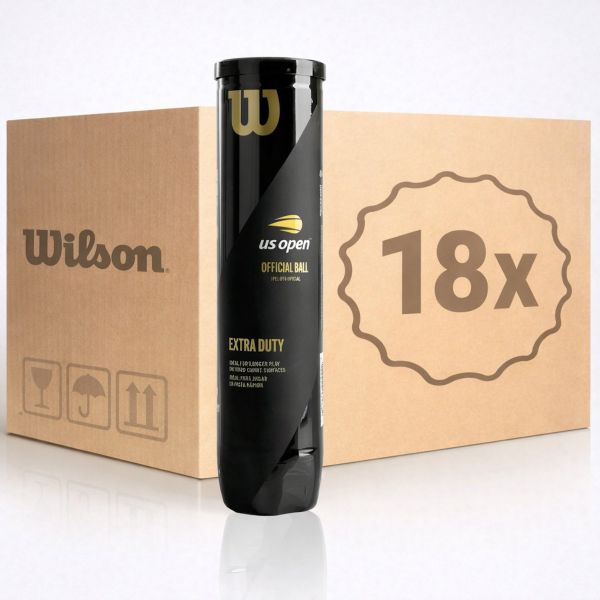 Wilson US Open Tennis Balls x 72 WRT116200-case